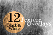 Black & White Texture Overlays, a Texture Graphic by CarlyArtDaily (Thumbnail 1 of 3)