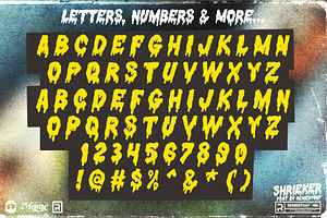 Shrieker - Classic Horror Font