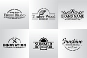 60 Vintage Badges and Logos Bundle, a Branding & Logo Template by shazi (Thumbnail 16 of 21)