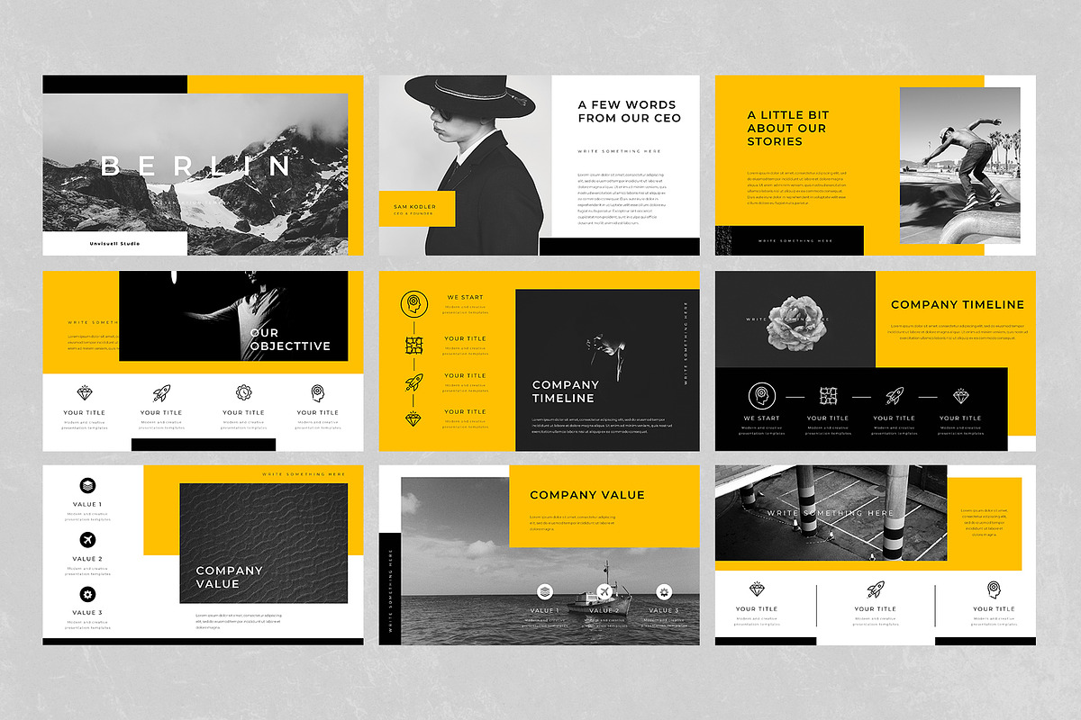 Berlin - Google Slides Template, a Presentation Template by Bervisual (Photo 2 of 8)