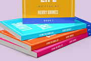 4 Book Box Set Mockup 6x9″ softcover, a Books & Magazine Mockup by Illusiongraphic (Thumbnail 20 of 20)