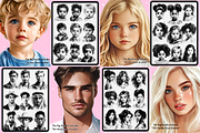 2235 BUNDLE Procreate Stamp Brushes, a Brush Add-On by Revabrush (Thumbnail 17 of 17)