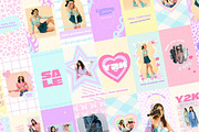 Y2K Vibes Branding Starter Kit Canva, a Branding & Logo Template by Hell Yeah Designs (Thumbnail 14 of 20)