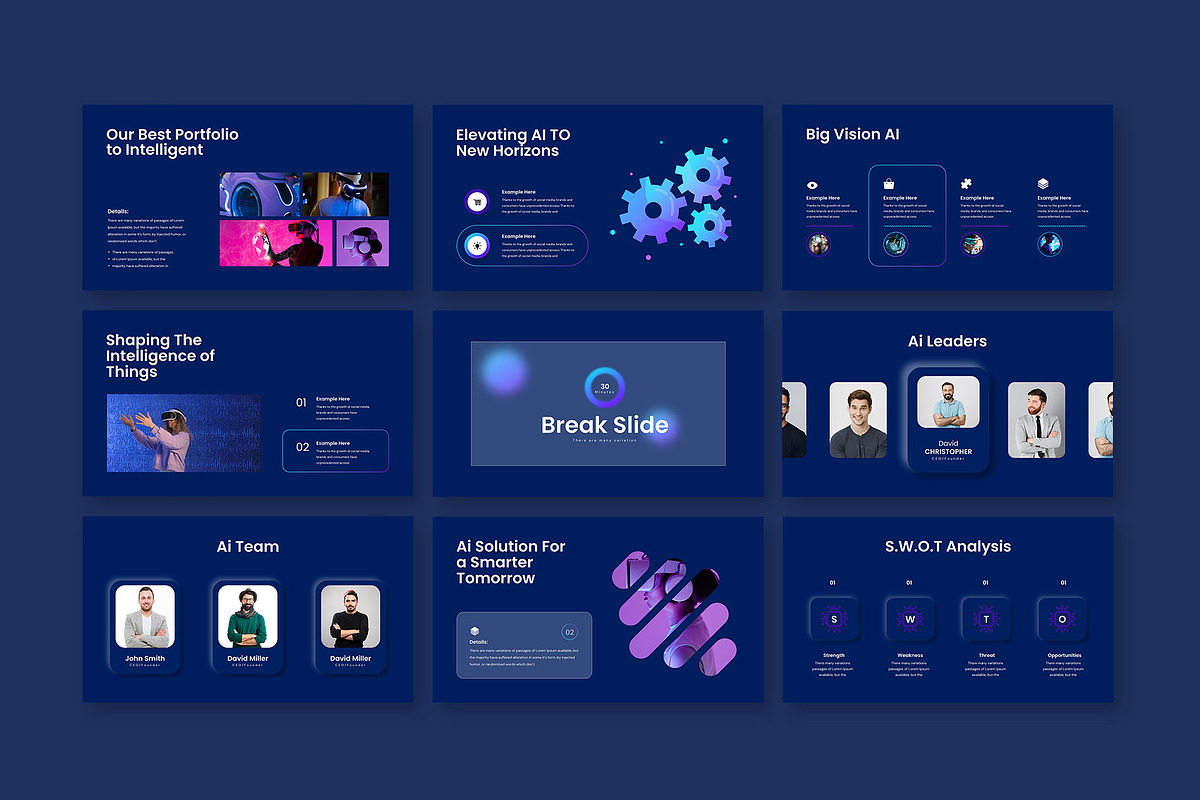 Artificial intelligence Presentation, a Presentation Template by S A N D Y (Photo 2 of 5)