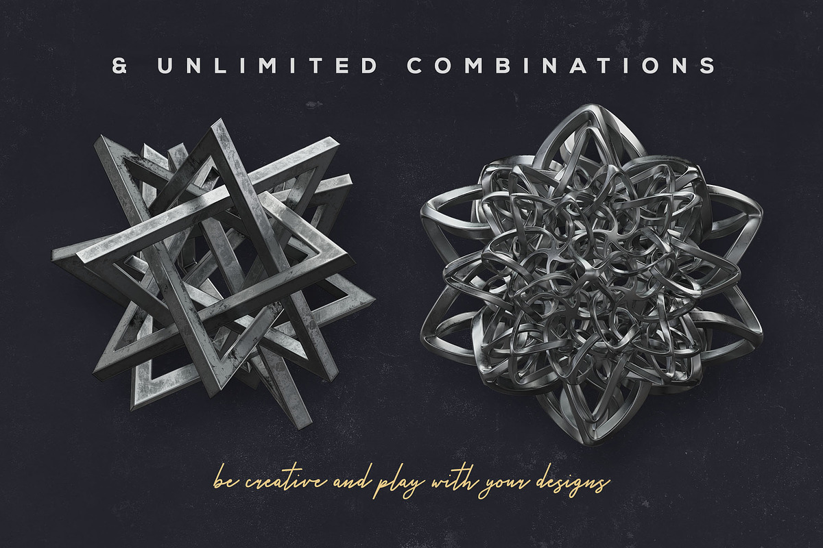 Futuristic 3D Shapes, an Object Graphic by TVartworks (Photo 6 of 10)