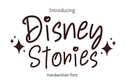 Disney Stories is Handwritten font, a Handwritten Font by Brown Cupple (Thumbnail 1 of 6)