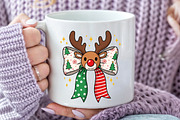 Christmas Reindeer Coquette Bow Png, an Icon by Dream Creation (Thumbnail 2 of 5)