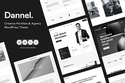 Dannel - Creative Portfolio Theme, a WordPress Template by UniStudio