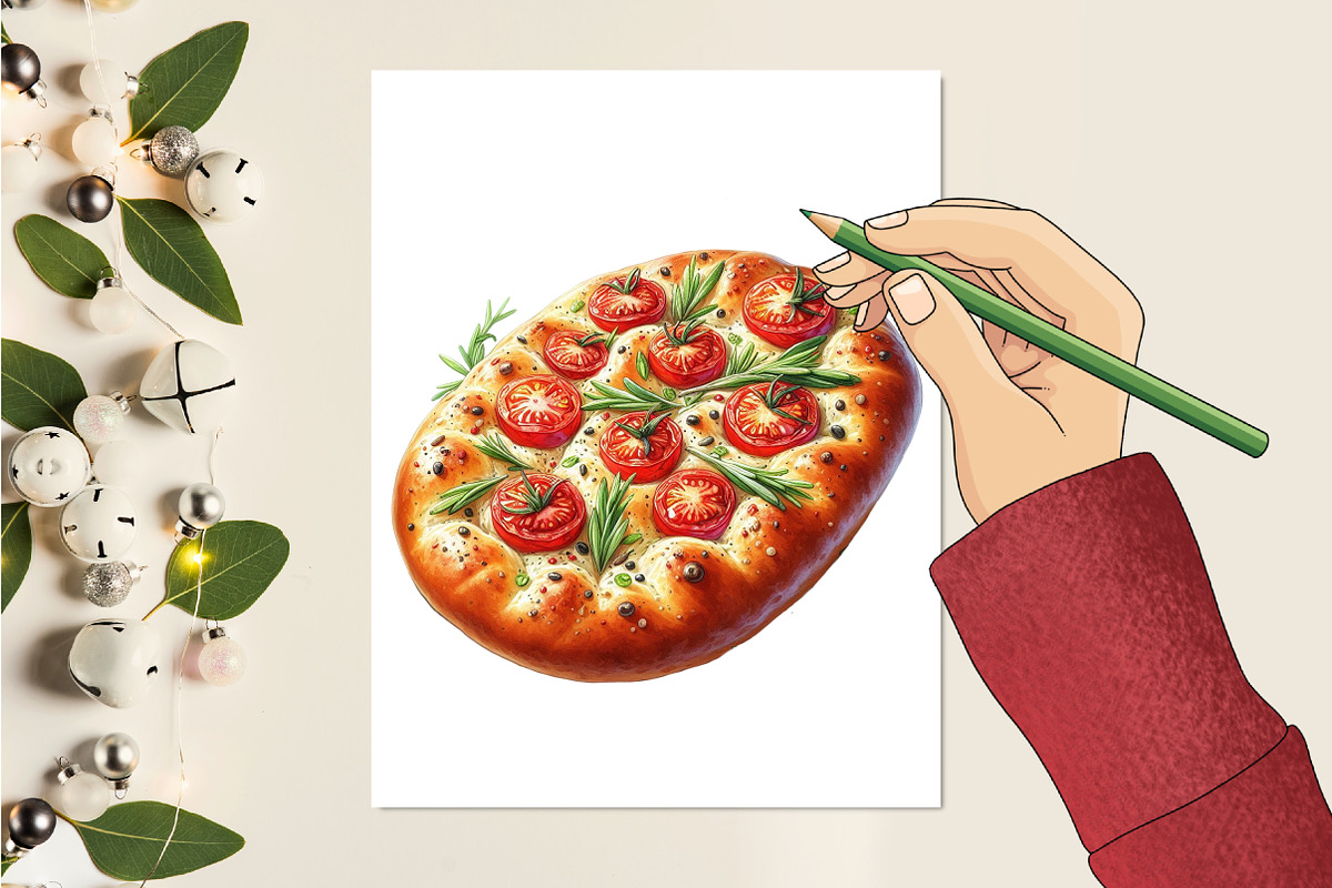Bread Watercolor Cliparts, an Illustration by RobertsArt (Photo 3 of 7)