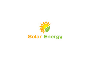 Solar Energy Logo Template