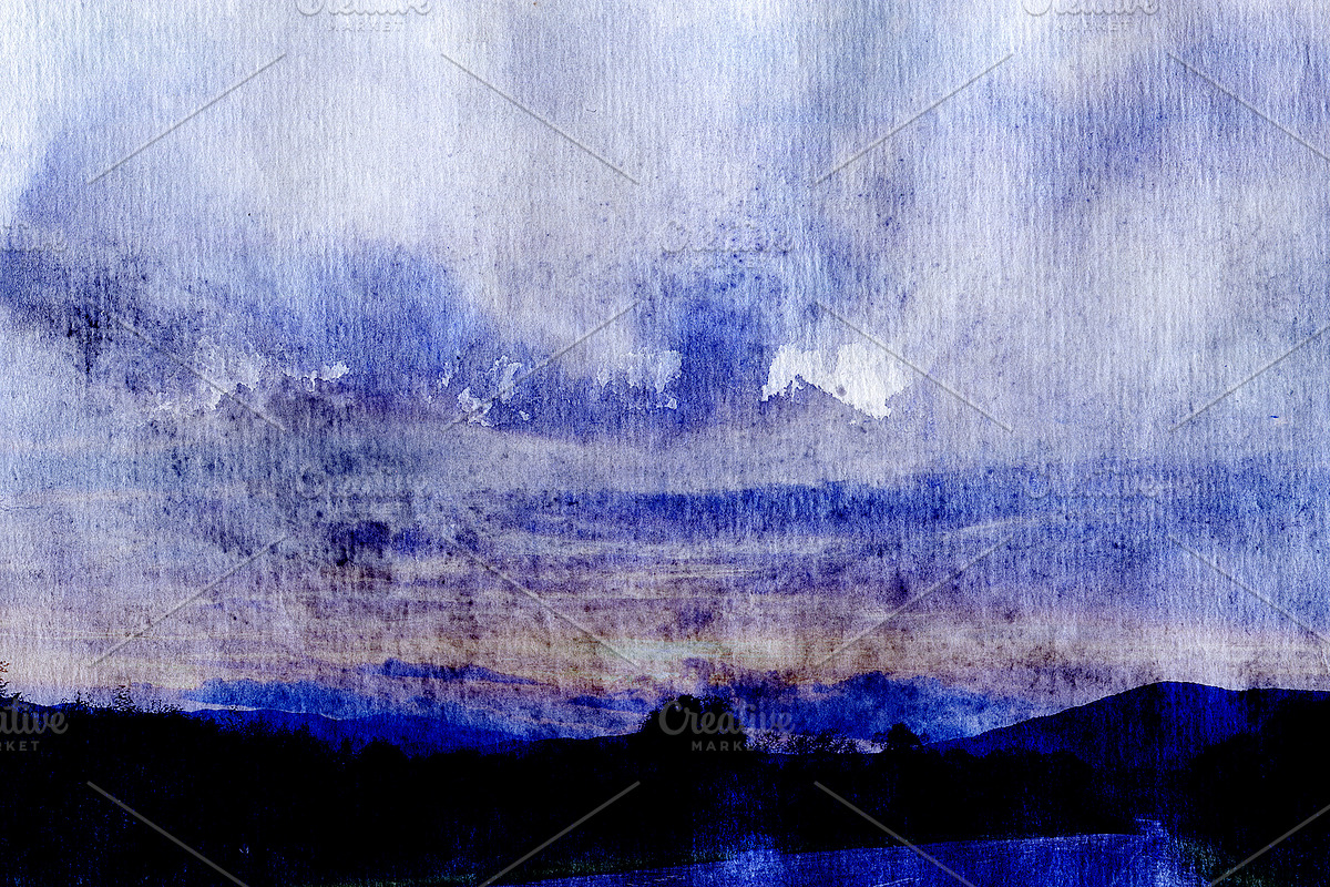 North Adventure watercolor textures, a Texture Graphic by FleurArt (Photo 7 of 10)