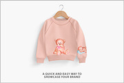 Children's Sweatshirt Mockup PSD, a Hoody Mockup by Bruno's Shop (Thumbnail 2 of 4)
