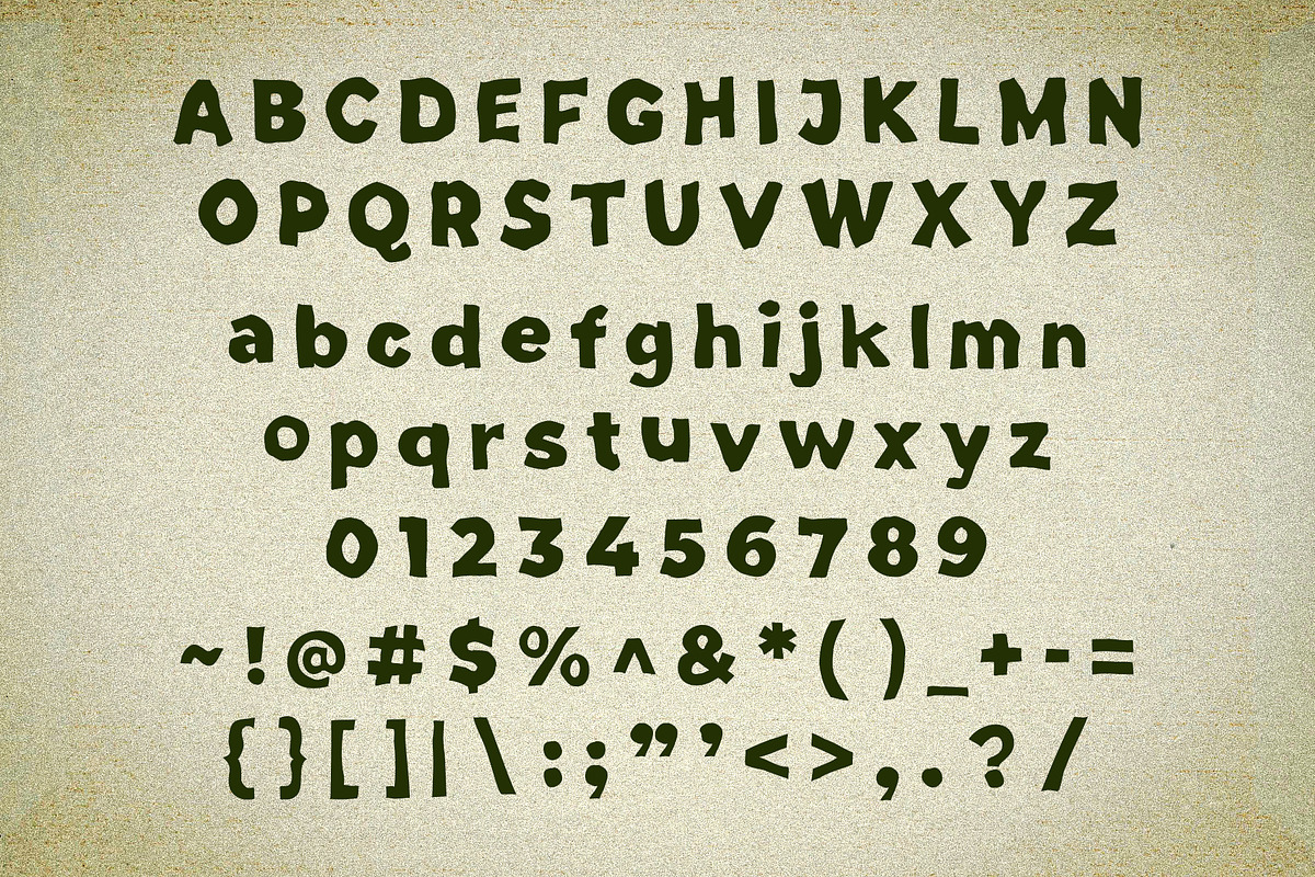 Agusto – Chunky Hand Drawn Font, a Handwritten Font by Mockmenot (Photo 5 of 10)