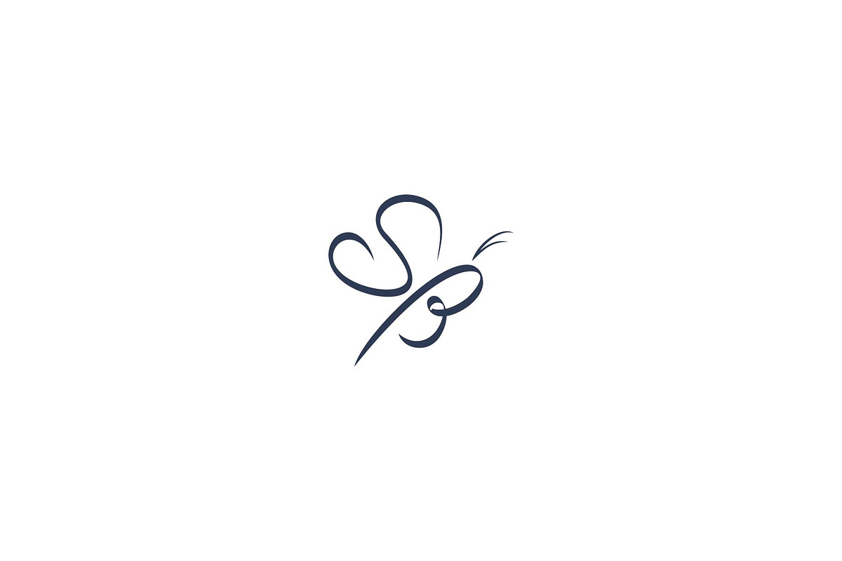 SB butterfly logo, a Branding & Logo Template by ZHR Creative