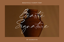Beastie Signature Font