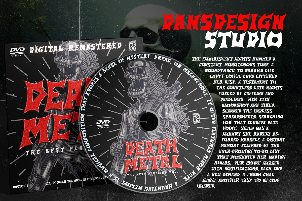 GoldFawn Metal Horror Blackletter, a Blackletter Font by dansdesign (Photo 5 of 12)