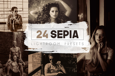 24 Sepia Lightroom Presets, a Preset Add-On by Eldamar Studio