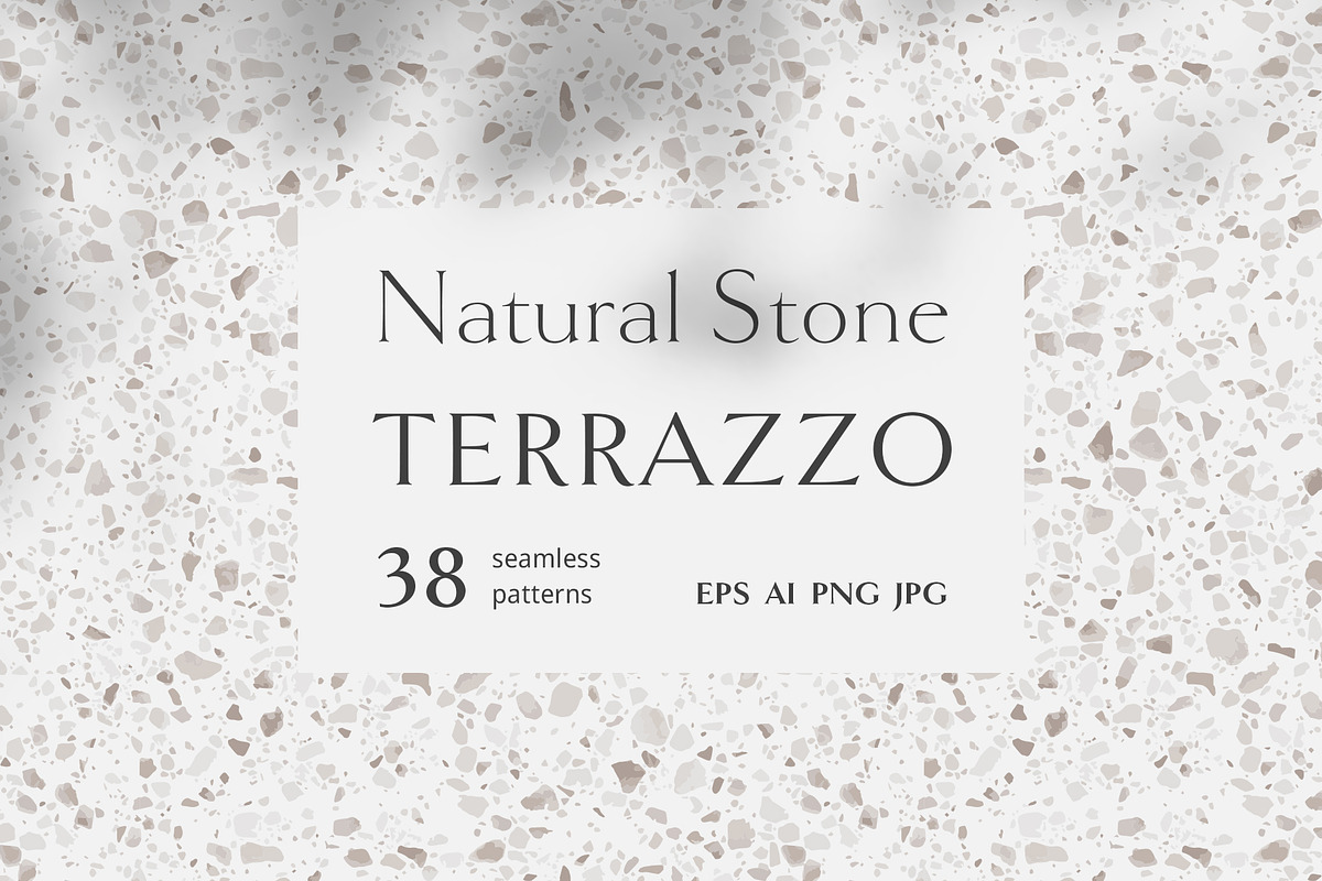 38 natural stone TERRAZZO patterns, a Pattern Graphic by Best Pattern Shop (Photo 1 of 14)