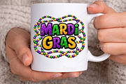 Glitter Mardi Gras PNG, an Illustration by Canvas Craft (Thumbnail 3 of 6)