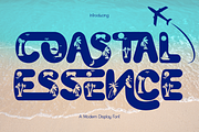 COASTAL ESSENCE - DECORATIVE FONT, a Sans Serif Font by 177Studio (Thumbnail 1 of 8)