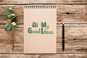 Dotted Hand-Drawn Font, a Handwritten Font by RoxyStudioCo (Thumbnail 8 of 8)