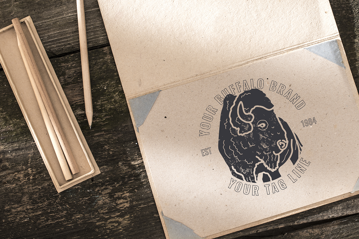 Buffalo & Bison Logo Pack - 40 LOGOS, a Branding & Logo Template by Jeffry Macpherson Visuals (Photo 4 of 6)