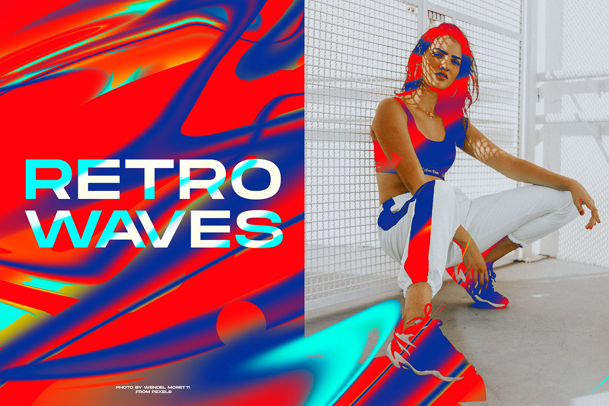 Liquid and Glitch Textures, a Texture Graphic by Visual Fear (Photo 2 of 13)