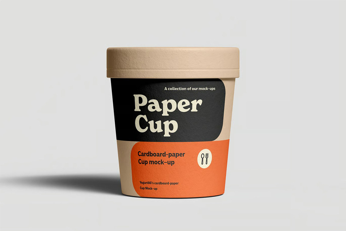 Cardboard Cup Mockup, a Cups & Container Mockup by zippypixelstudio (Photo 5 of 14)