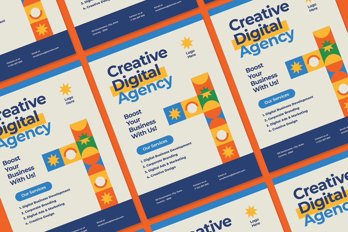 Digital Service - Flyer, a Brochure Template by Izdihaar_Studio (Photo 2 of 3)