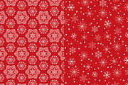 7 Red Christmas Patterns, a Pattern Graphic by Sunny Design (Thumbnail 3 of 4)
