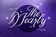 Mearly - Modern Handwritten Typeface, a Handwritten Font by delipensil (Thumbnail 1 of 7)