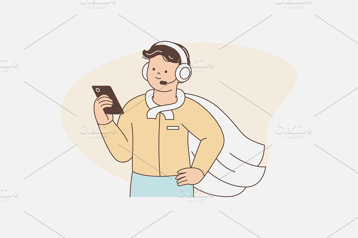 Customer Service Illustration, an Object Graphic by Jump Studio (Photo 9 of 12)