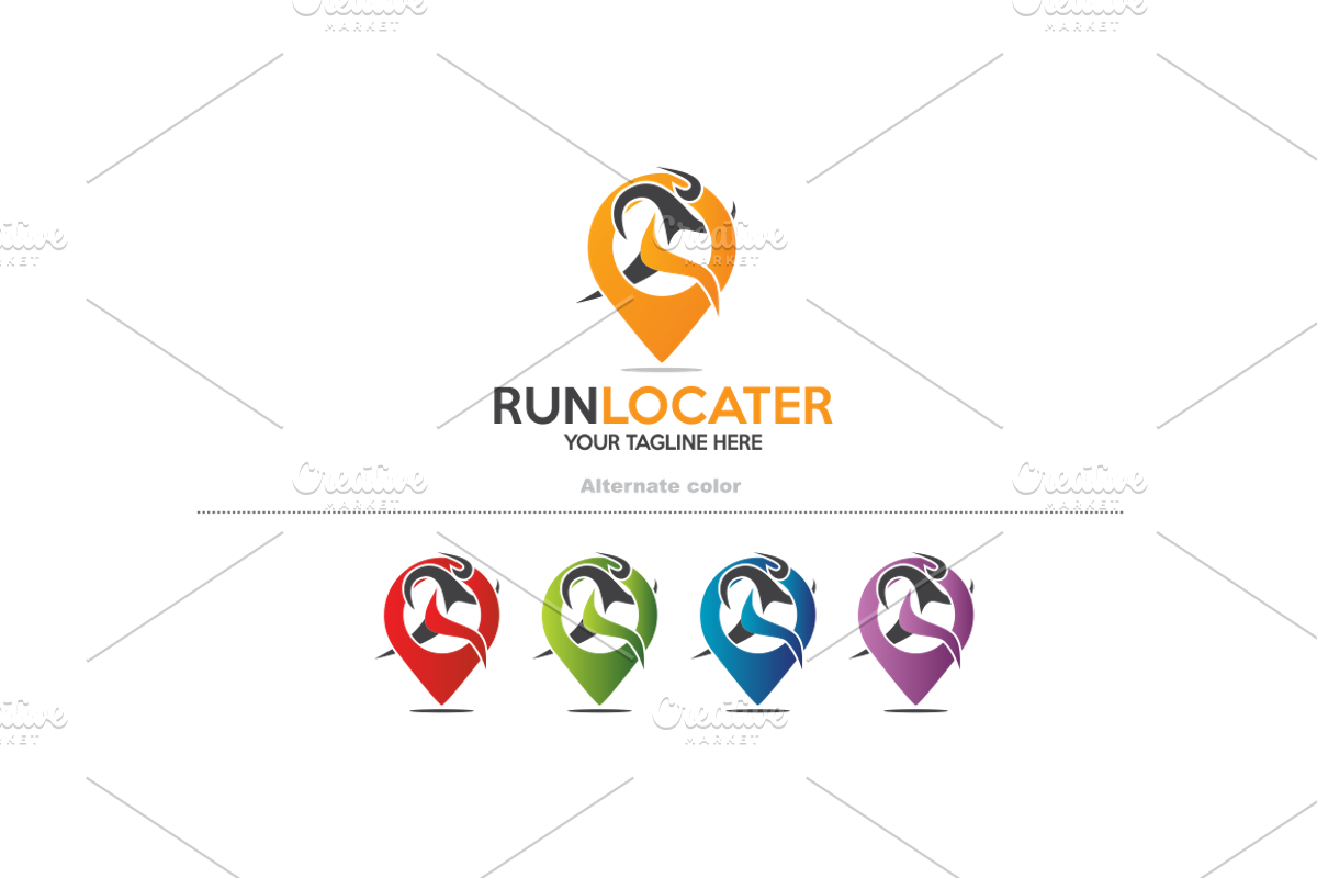 Run Locater - Logo, a Branding & Logo Template by Alfam17 (Photo 2 of 4)