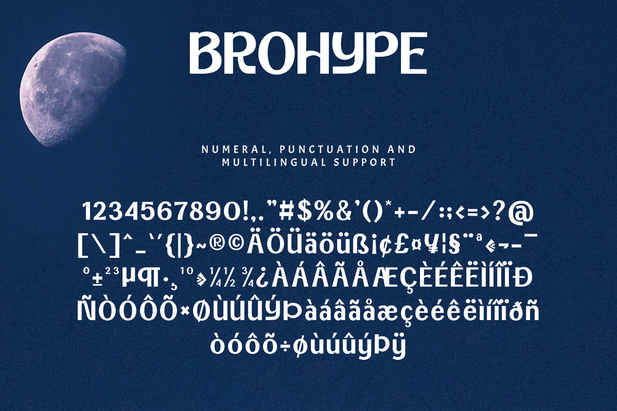 Brohype - Display Font, a Sans Serif Font by overlaytemplates (Photo 5 of 5)