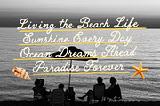 Tropical Splash Vintage Duo, a Script Font by Tyasify (Thumbnail 7 of 15)