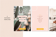 Positano Social Media Kit, a Social Media Template by The Blog Stop (Thumbnail 8 of 11)