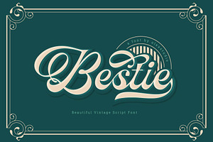 Bestie - Vintage Script