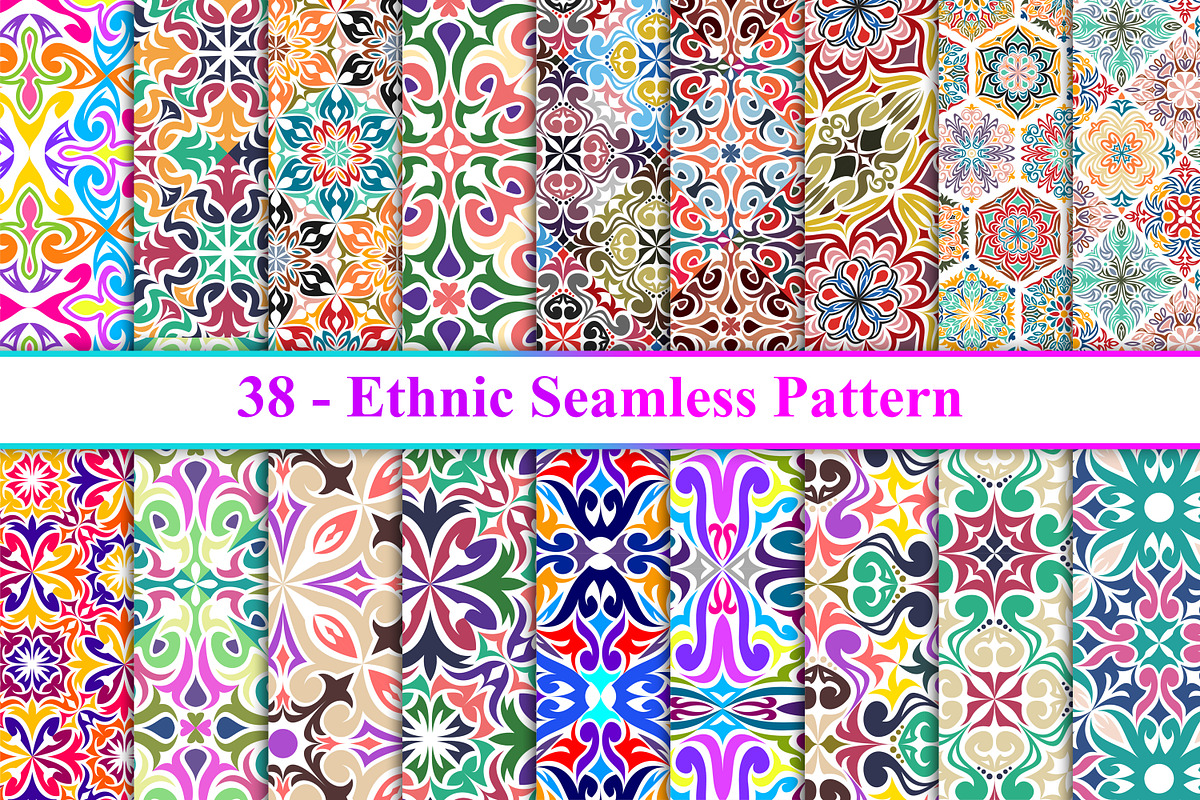 Ethnic Seamless Pattern, a Pattern Graphic by Digital Studio (Photo 1 of 3)