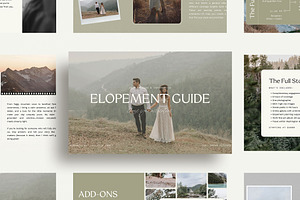 Elopement Pricing Guide Canva