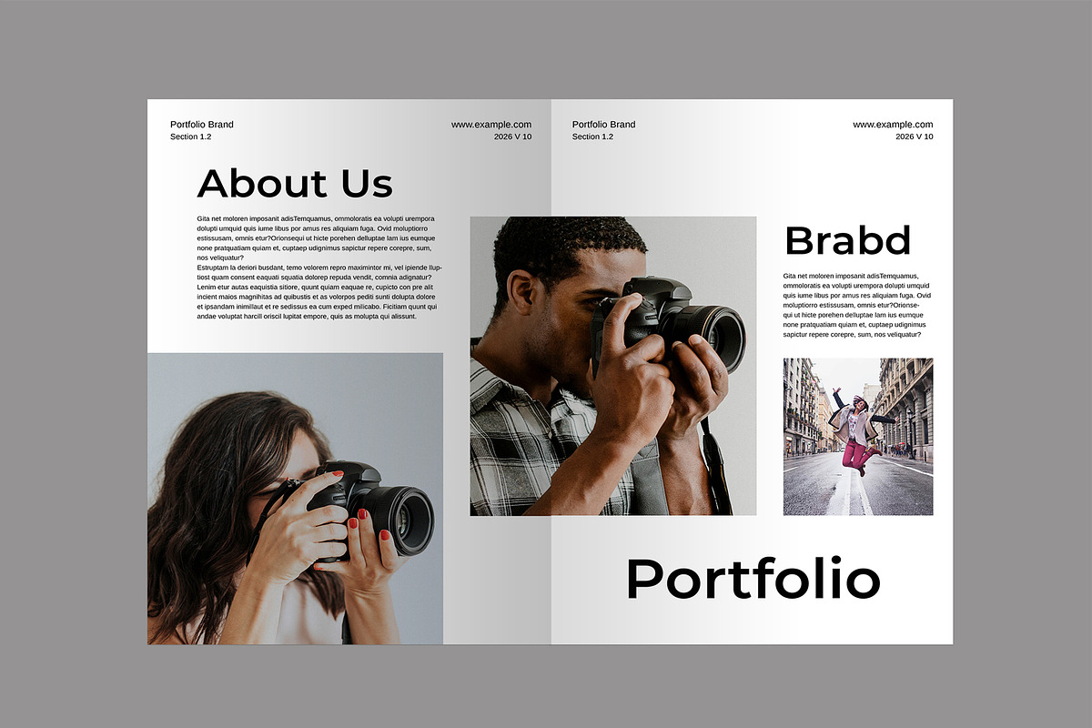 Photography Portfolio Template, a Magazine Template by Slide_Genius1 (Photo 5 of 5)