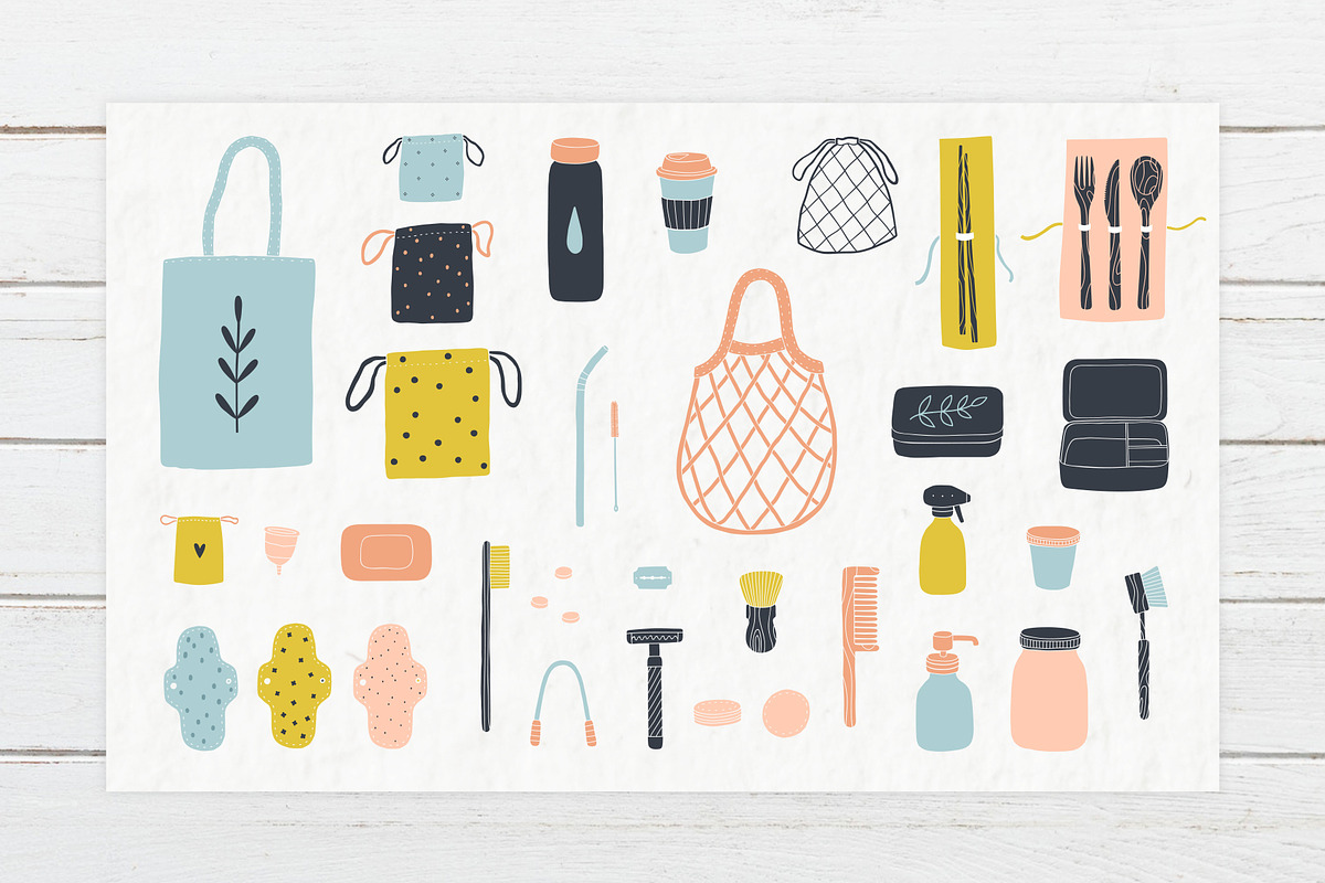 Zero waste aesthetic, an Object Graphic by kondratya (Photo 2 of 6)
