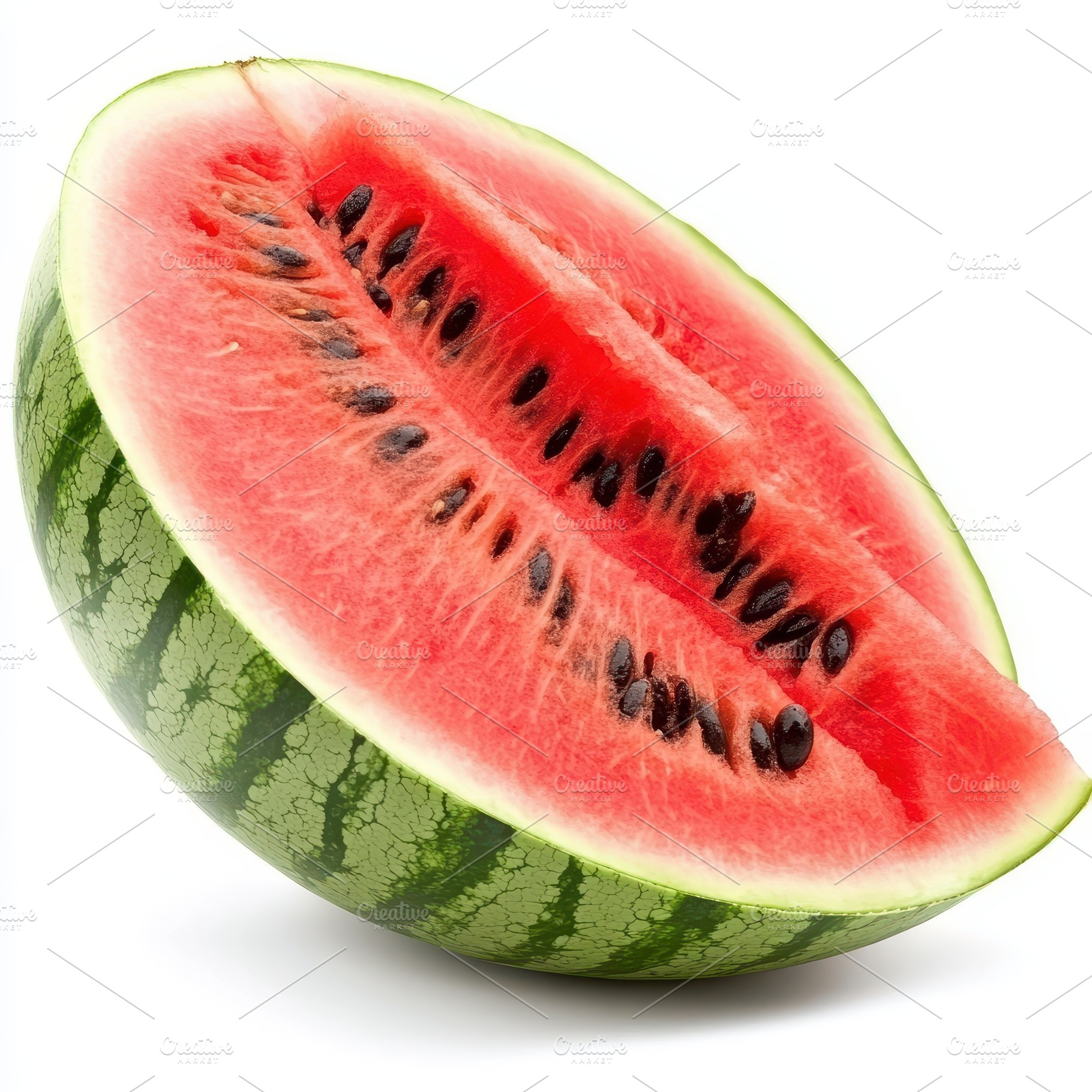 Juicy Watermelon Slice Summer Fruit, a Food & Drink Photo by Pixeness Studio