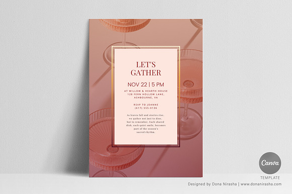 Gathering Invitation Template preview 7