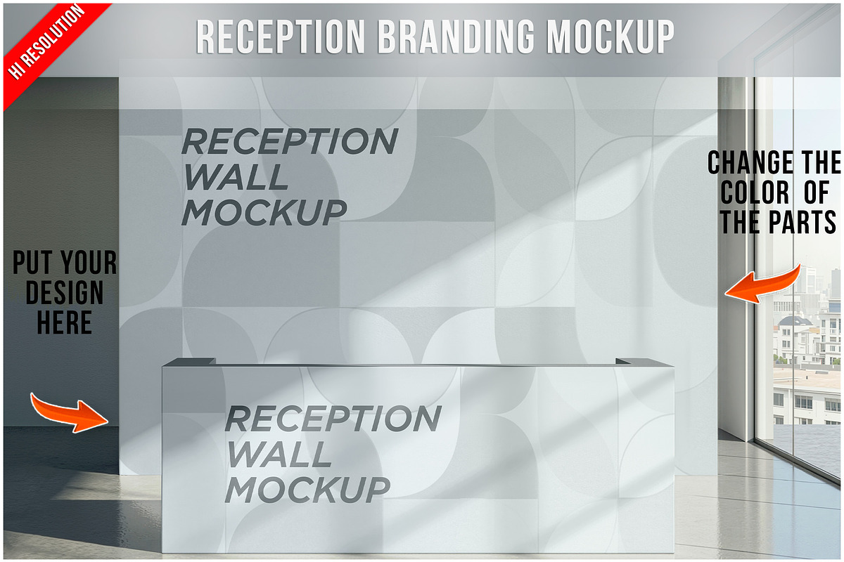 Reception Branding PSD, a Product Mockup by Bruno's Shop (Photo 1 of 3)