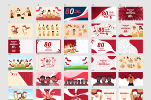 indonesia independence day, an Education Illustration by foxndeer