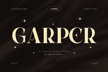 Garper Elegant Serif Font Typeface