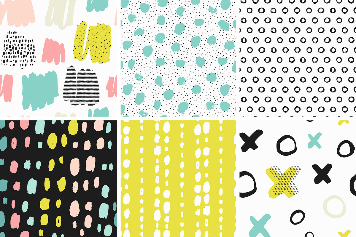 Fresh Pastel Patterns, a Pattern Graphic by Bosotochka♥Art (Photo 8 of 10)