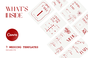 Romantic aesthetic wedding templates, a Stationery Template by Roomoftemplates (Thumbnail 1 of 6)