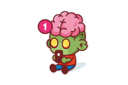 Social Zombie Illustration, a Technology Illustration by Manudesign (Thumbnail 1 of 2)