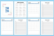 Editable 2024-2028 Monthly Planner, a Stationery Template by Designmela01 (Thumbnail 6 of 6)